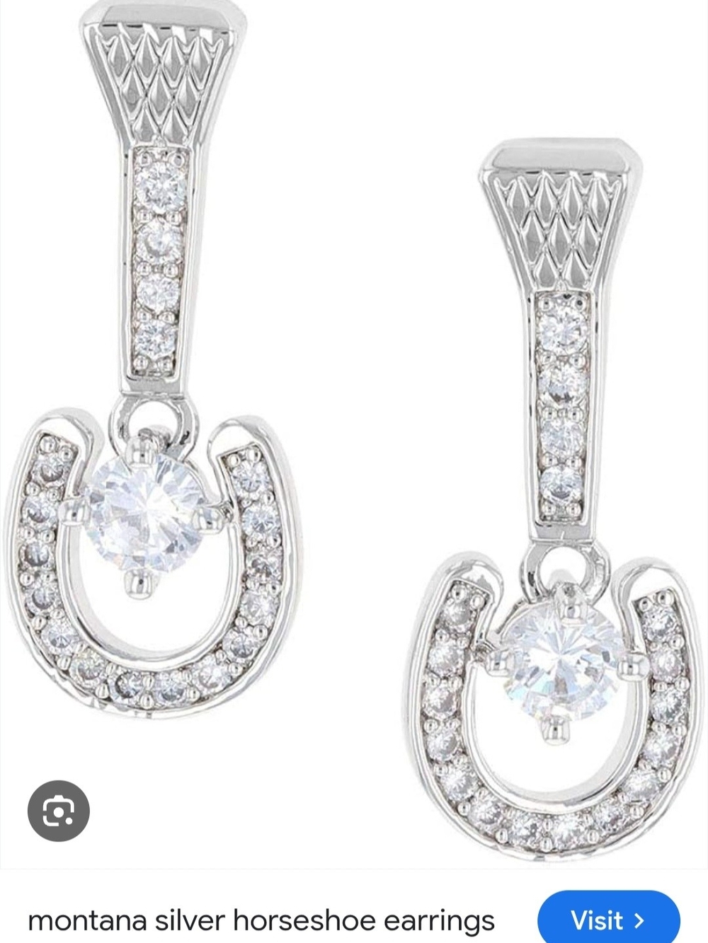 Montana Silversmiths Horseshoe Earrings